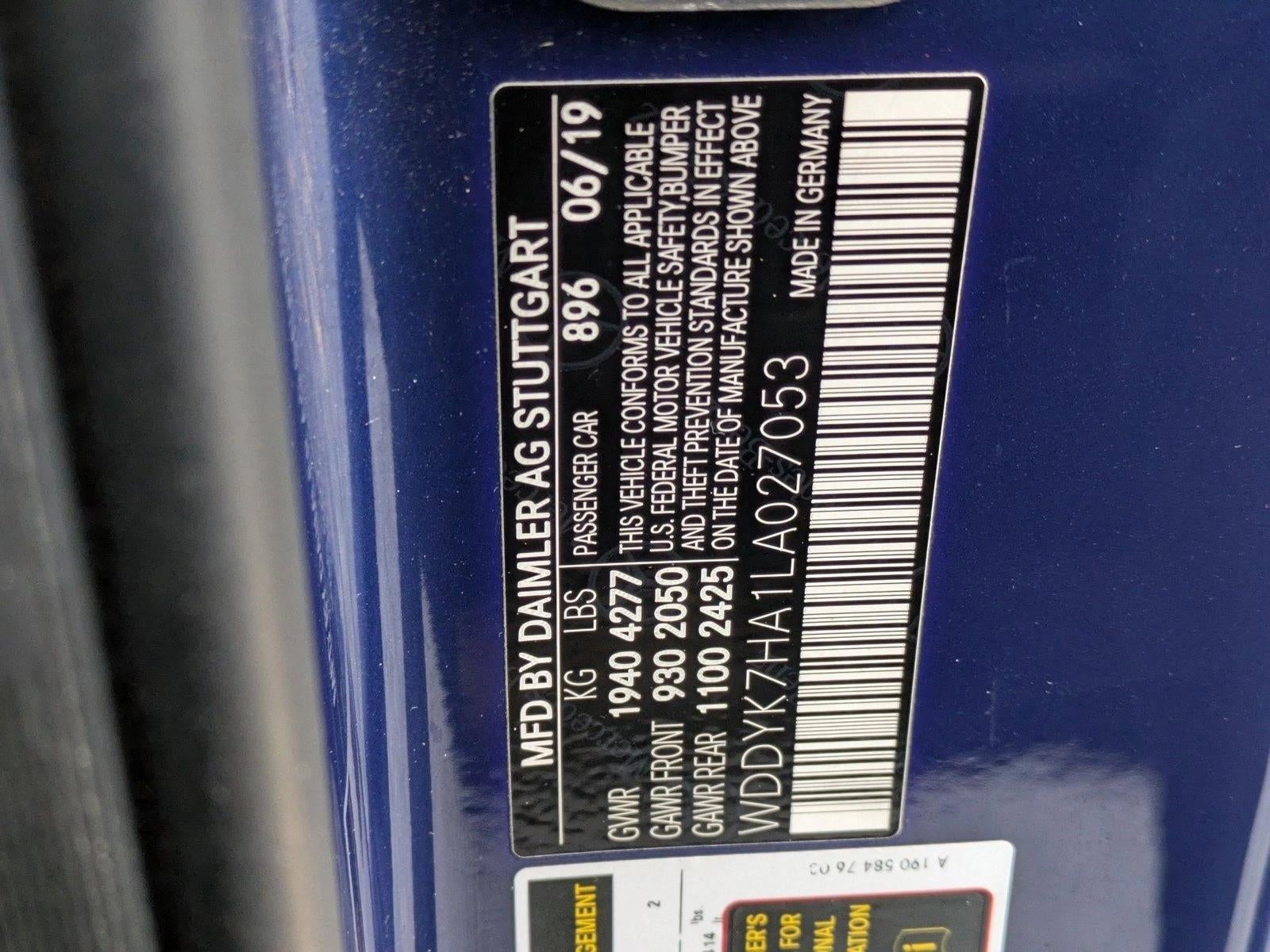 2020 Mercedes-Benz AMG® GT AMG® GT Roadster