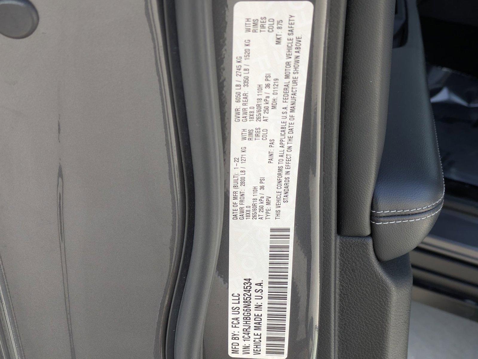 2022 Jeep Grand Cherokee Limited 4x4