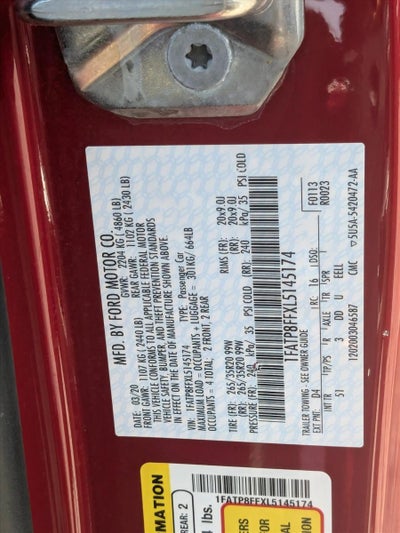 2020 Ford Mustang GT Premium Convertible