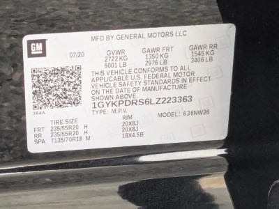 2020 Cadillac XT6 AWD 4dr Premium Luxury