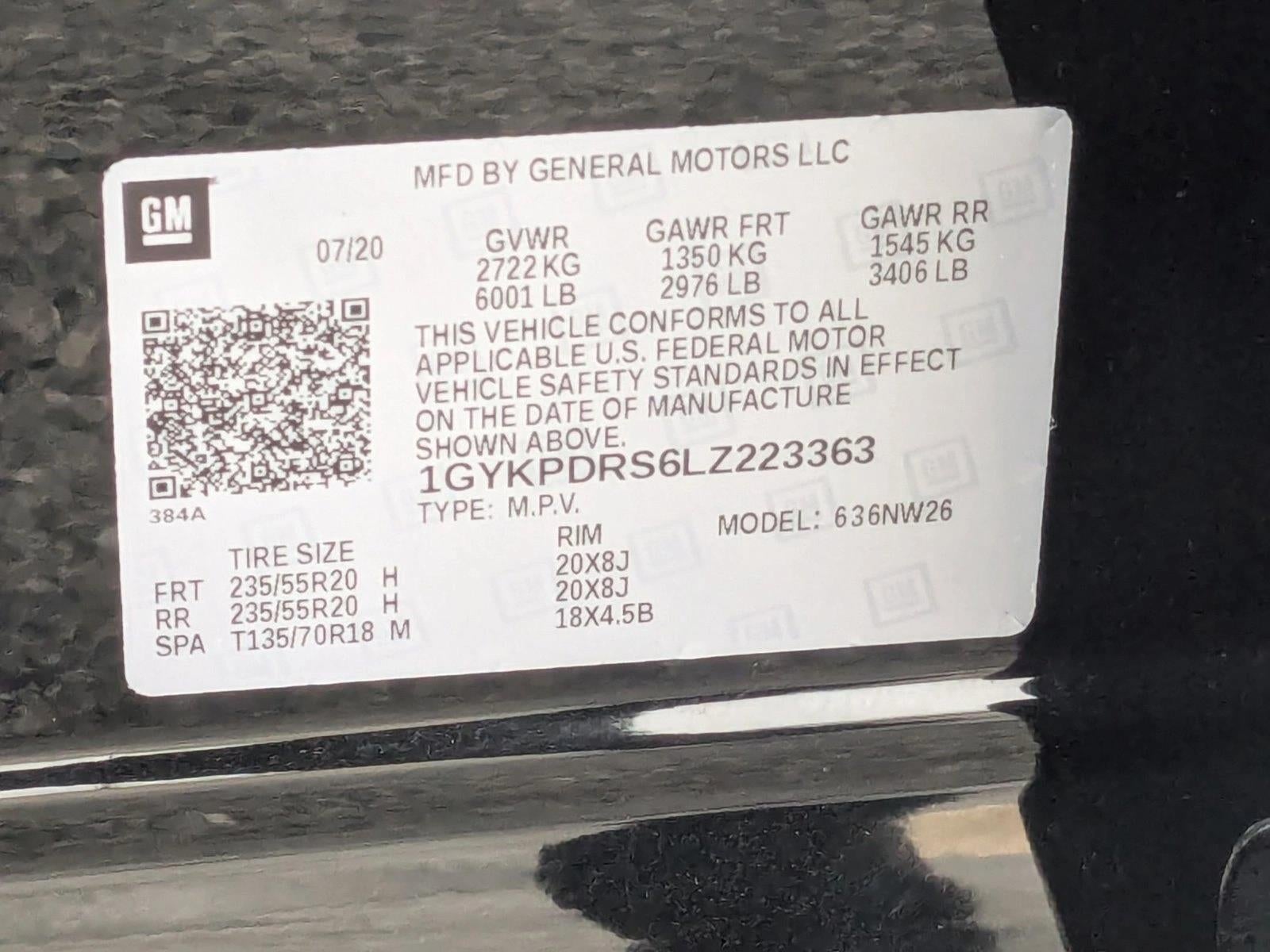 2020 Cadillac XT6 AWD 4dr Premium Luxury