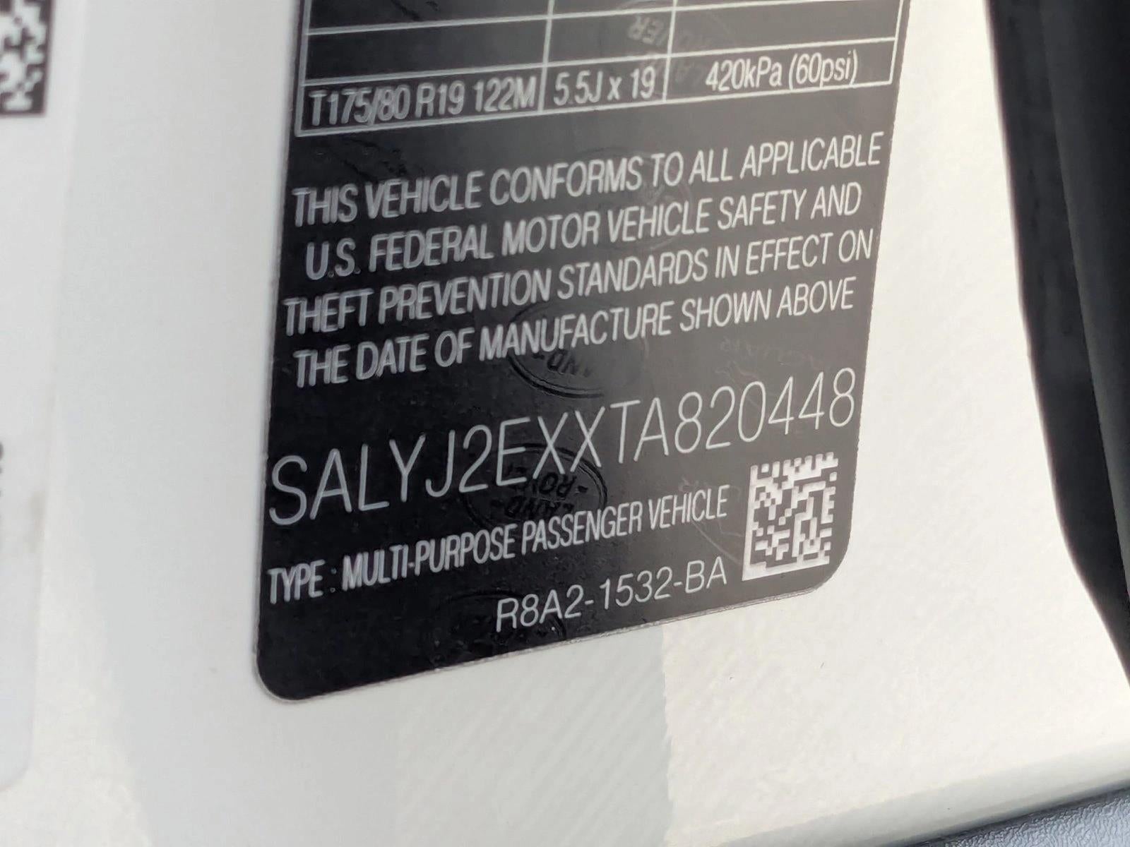 2026 Land Rover Range Rover Velar P250 S