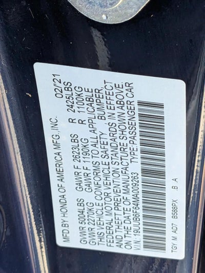 2021 Acura TLX SH-AWD w/Advance Package