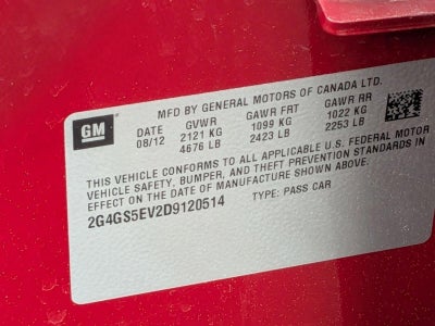 2013 Buick Regal Turbo Premium 1