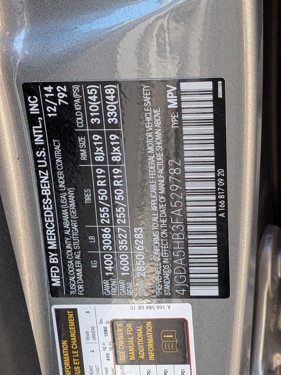 2015 Mercedes-Benz M-Class ML 350 SUV