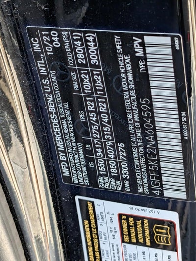 2022 Mercedes-Benz GLS GLS 450 4MATIC® SUV