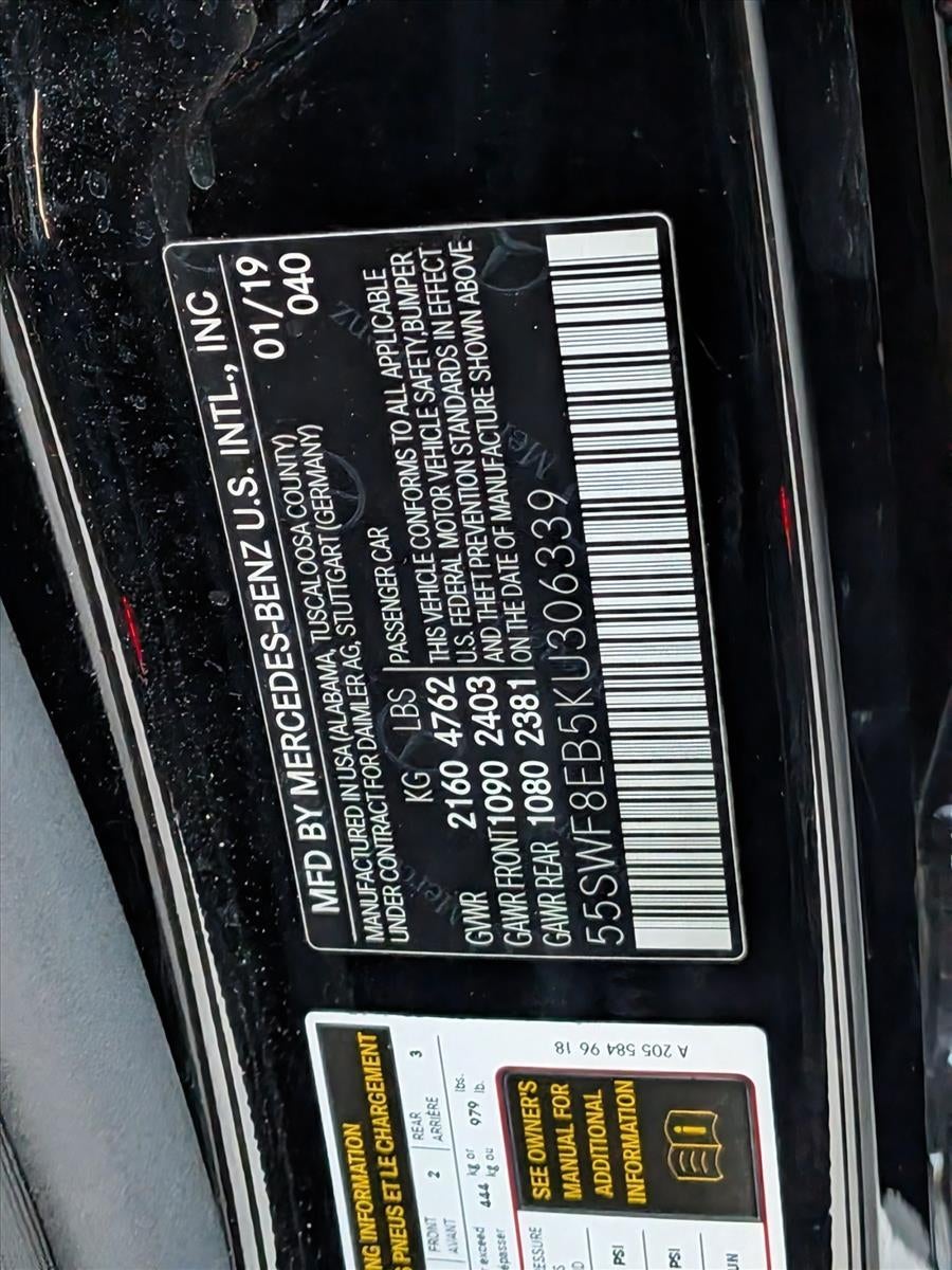 2019 Mercedes-Benz C-Class C 300 4MATIC® Sedan