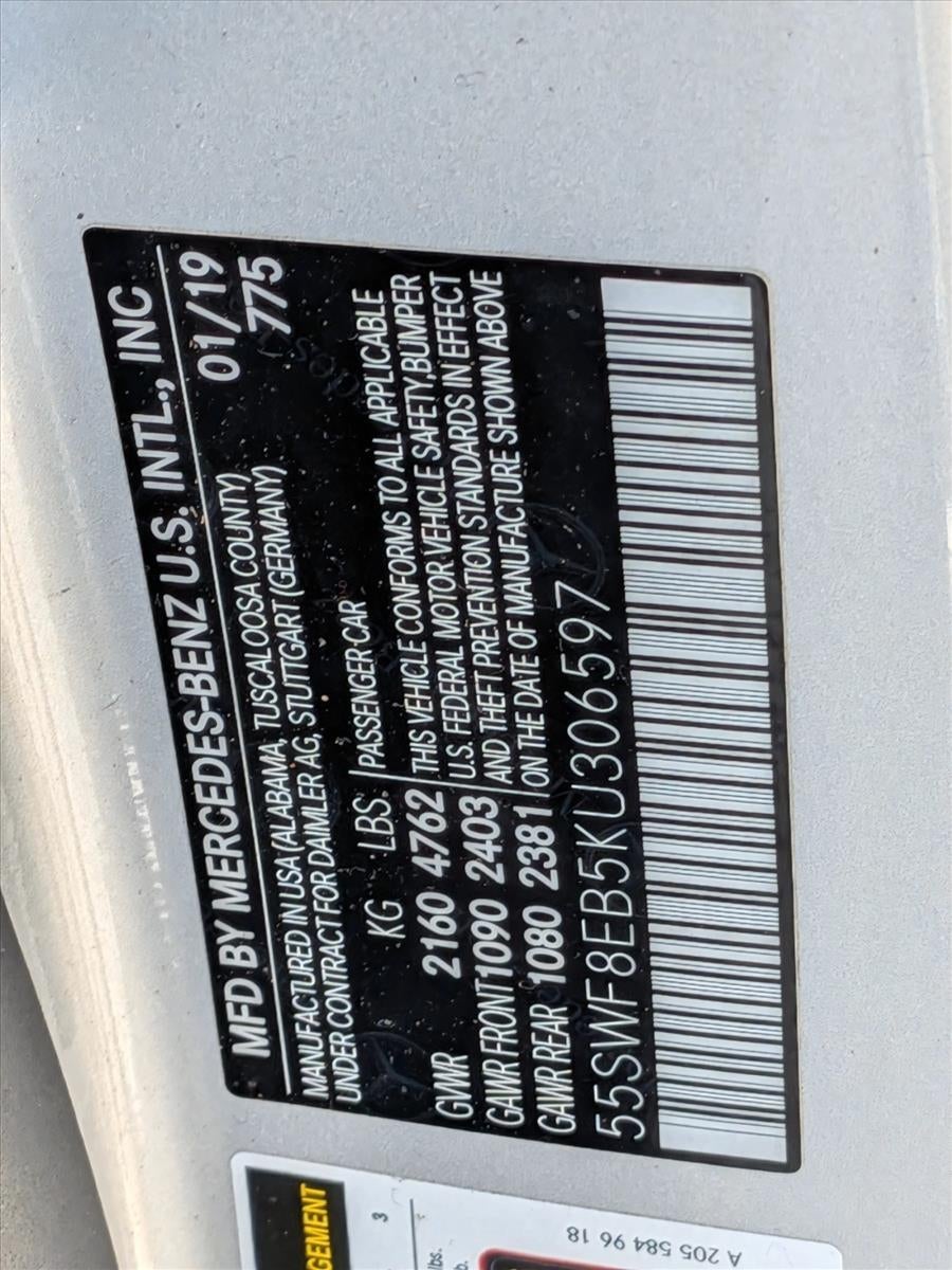 2019 Mercedes-Benz C-Class C 300 4MATIC® Sedan