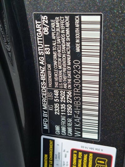 2026 Mercedes-Benz C-Class C 300 4MATIC® Sedan