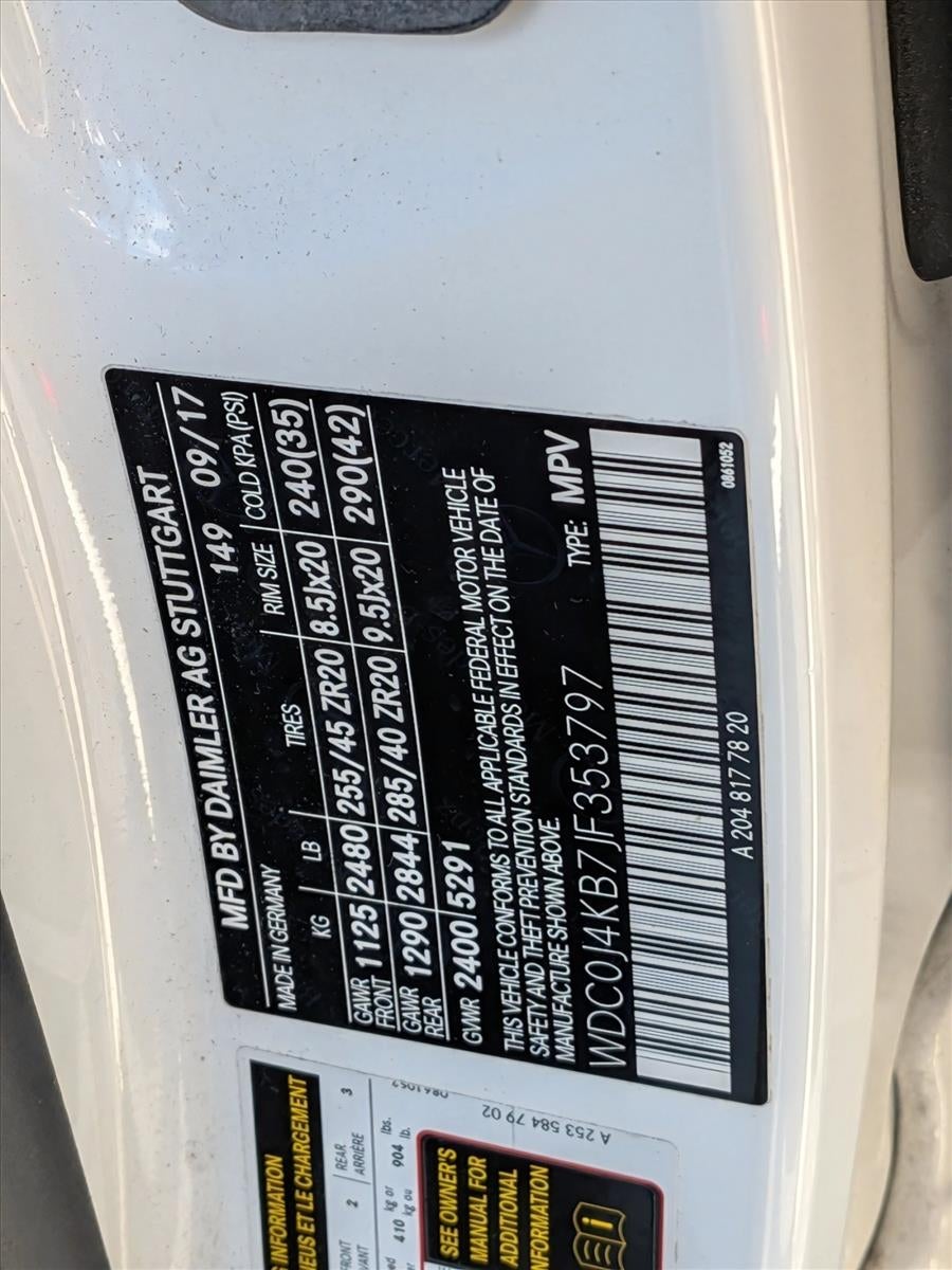 2018 Mercedes-Benz GLC GLC 300 4MATIC® Coupe