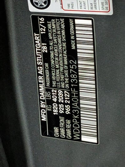 2017 Mercedes-Benz SLC SLC 300 Roadster