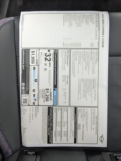 2026 MINI Cooper Hardtop 4 Door Base