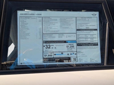 2026 MINI Cooper Hardtop 4 Door Base