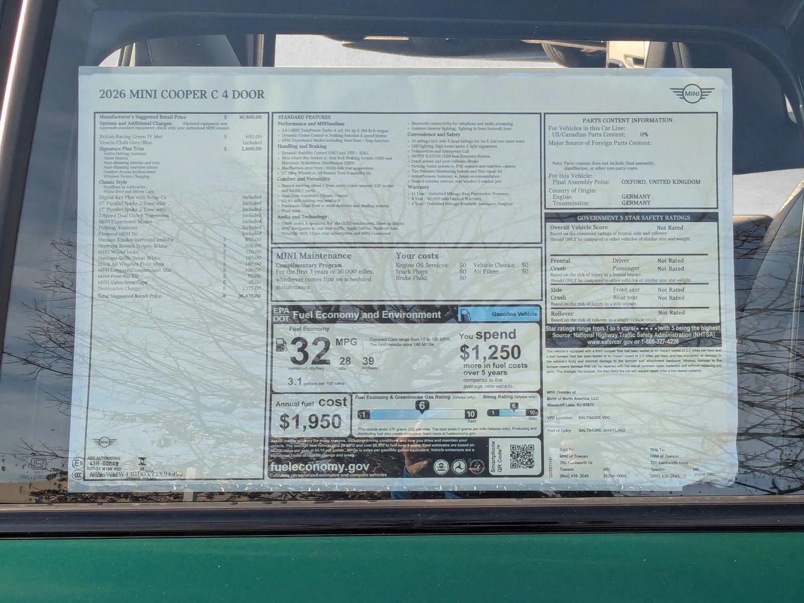 2026 MINI Hardtop 4 Door Cooper