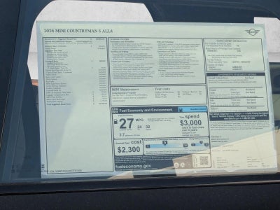2026 MINI Countryman All4 Cooper S