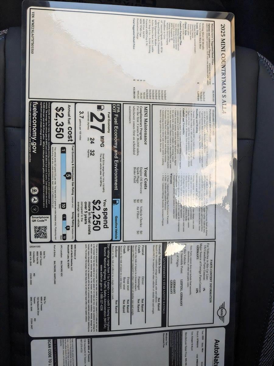 2025 MINI Countryman All4 Cooper S