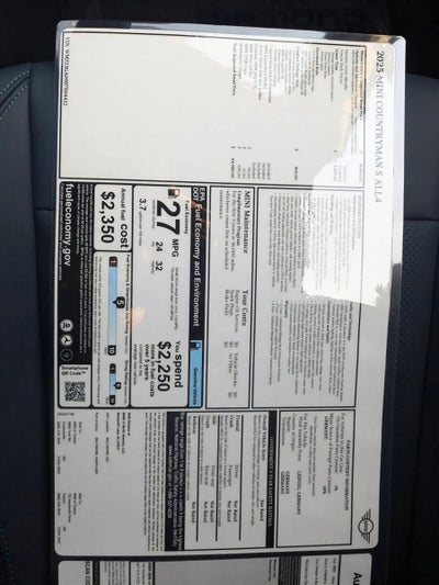 2025 MINI Cooper S Countryman ALL4 Iconic Base