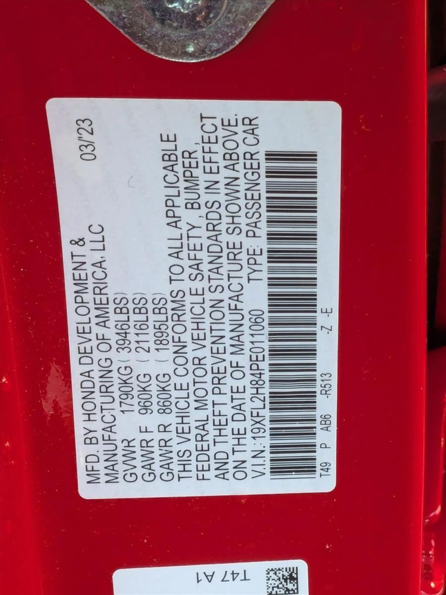 2023 Honda Civic Hatchback Sport CVT