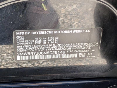 2022 BMW 330i xDrive Sedan North America