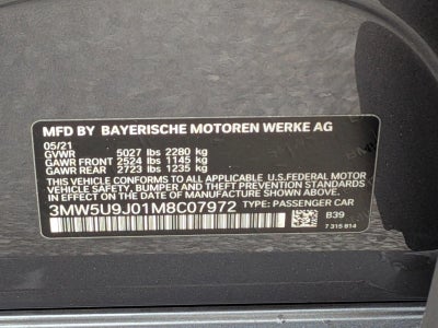 2021 BMW M340i xDrive Sedan North America