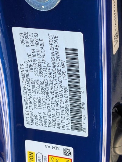 2023 Honda CR-V Hybrid Sport Touring AWD