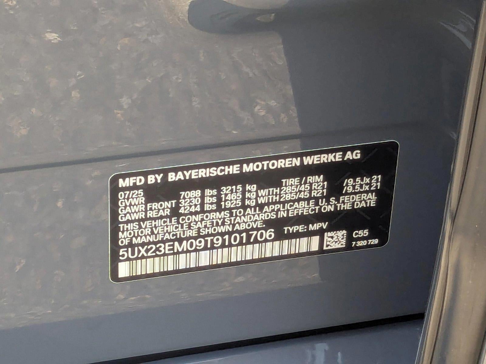 2026 BMW X7 xDrive40i Sports Activity Vehicle