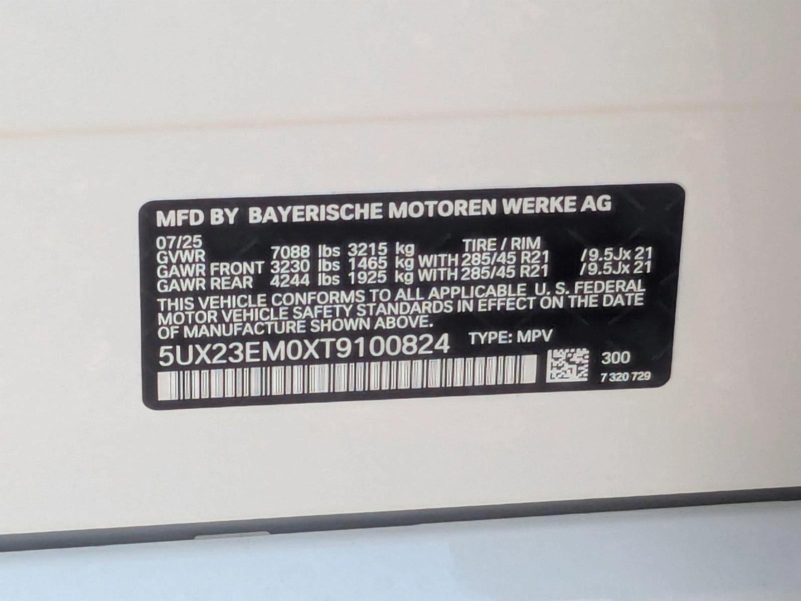 2026 BMW X7 xDrive40i Sports Activity Vehicle