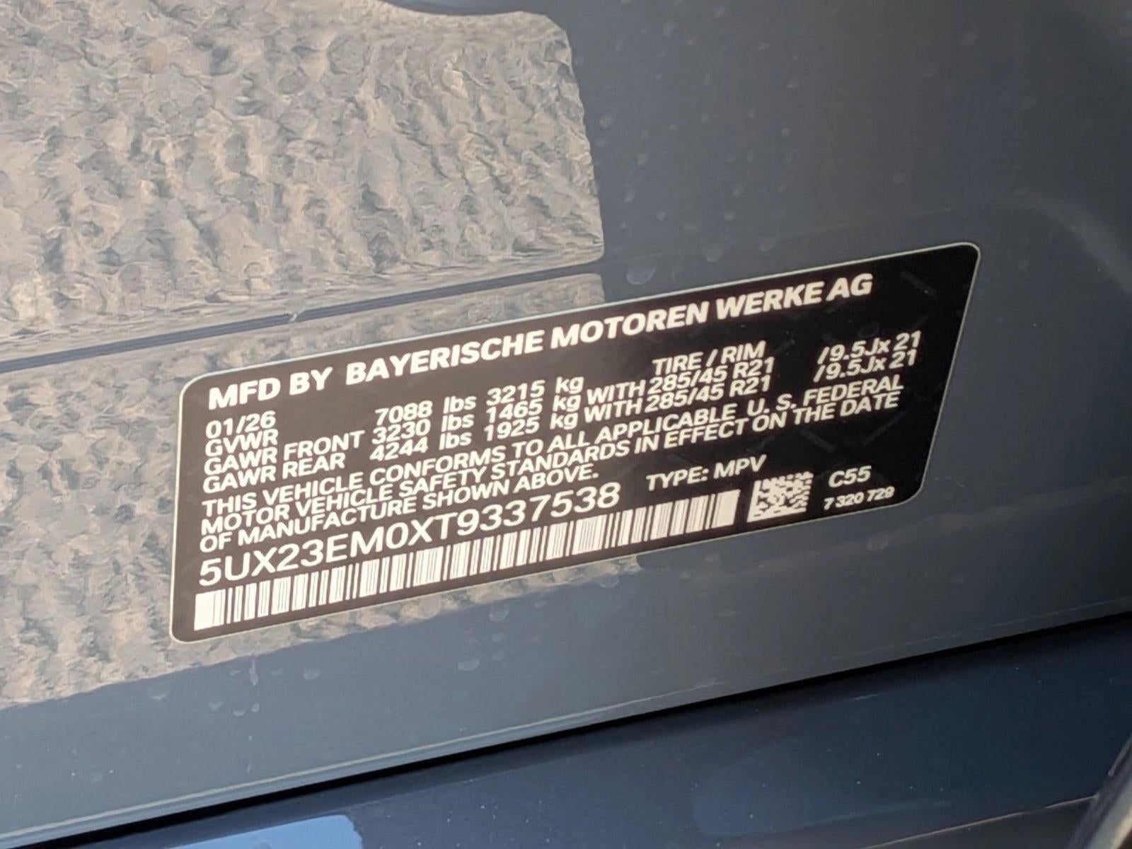 2026 BMW X7 xDrive40i Sports Activity Vehicle