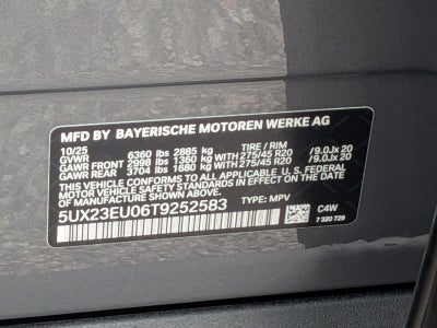 2026 BMW X5 xDrive40i Sports Activity Vehicle
