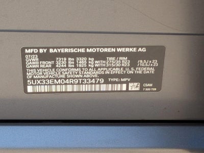 2024 BMW X7 M60i Sports Activity Vehicle