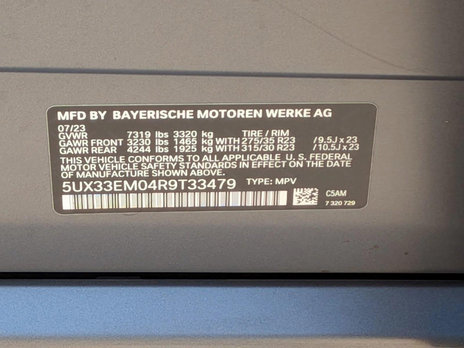 2024 BMW X7 M60i Sports Activity Vehicle