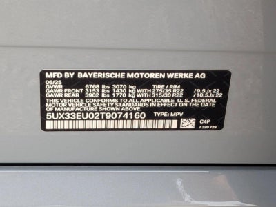 2026 BMW X5 M60i Sports Activity Vehicle