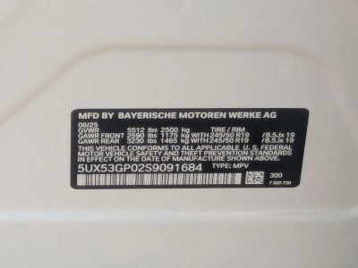 2025 BMW X3 30 xDrive Sports Activity Vehicle