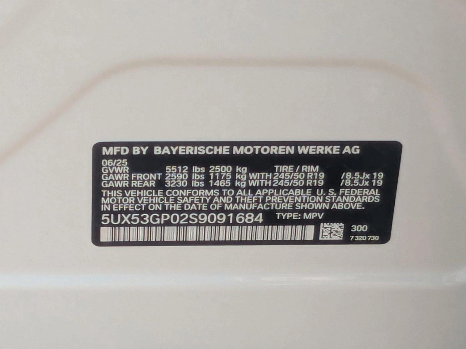 2025 BMW X3 30 xDrive Sports Activity Vehicle