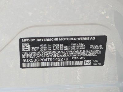 2026 BMW X3 30 xDrive Sports Activity Vehicle