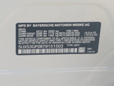 2026 BMW X3 30 xDrive Sports Activity Vehicle