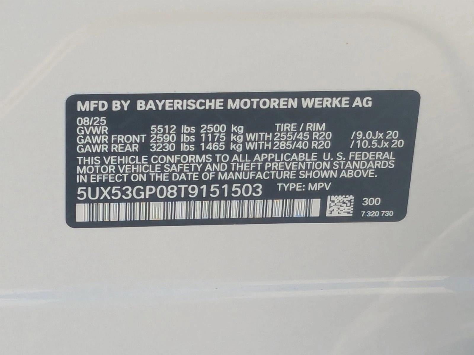 2026 BMW X3 30 xDrive Sports Activity Vehicle