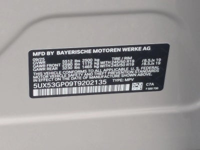 2026 BMW X3 30 xDrive Sports Activity Vehicle