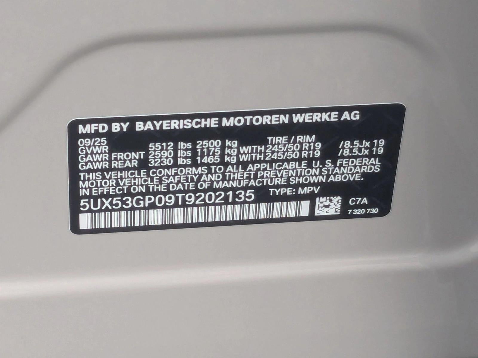 2026 BMW X3 30 xDrive Sports Activity Vehicle