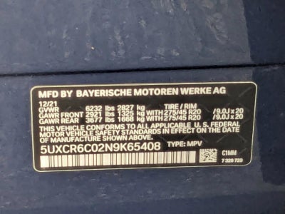 2022 BMW X5 xDrive40i Sports Activity Vehicle