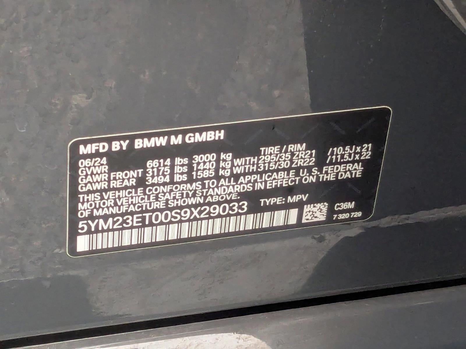 2025 BMW X6 M X6 M Sports Activity Coupe