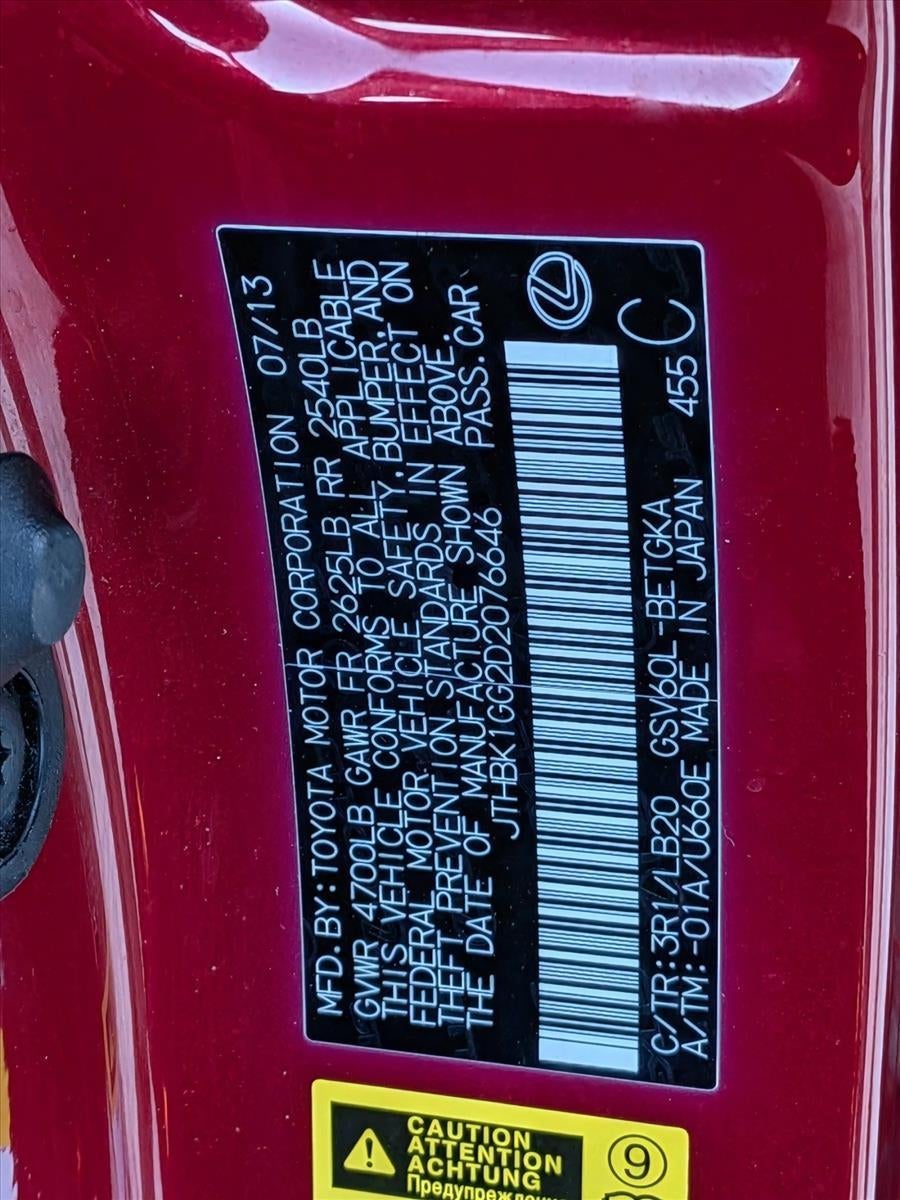 2013 Lexus ES 350 4dr Sdn