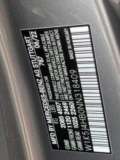 2022 Mercedes-Benz CLA CLA 250 4MATIC® Coupe