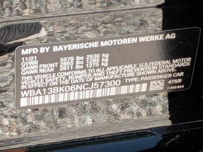 2022 BMW M550i xDrive Sedan