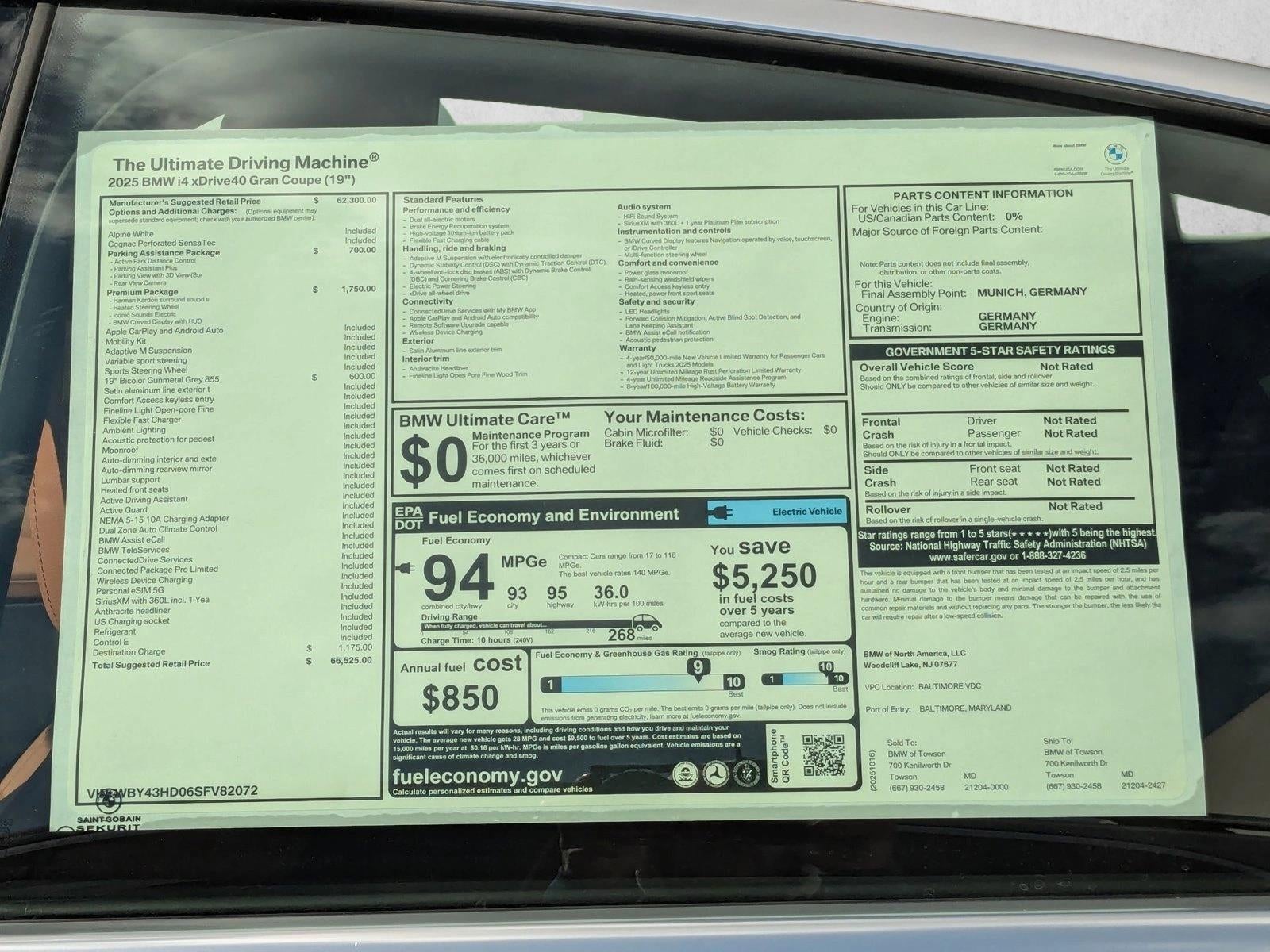 2025 BMW i4 Gran Coupe