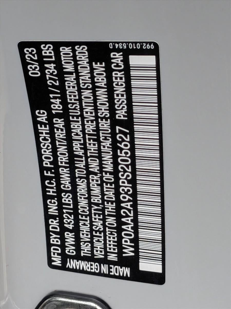 2023 Porsche 911 Carrera T Coupe