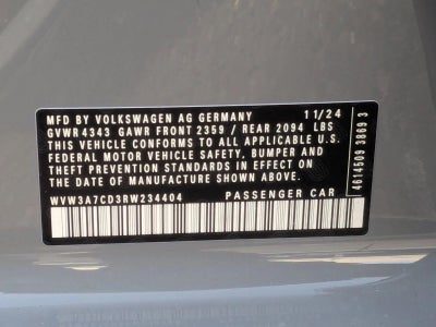 2024 Volkswagen Golf GTI 2.0T SE DSG