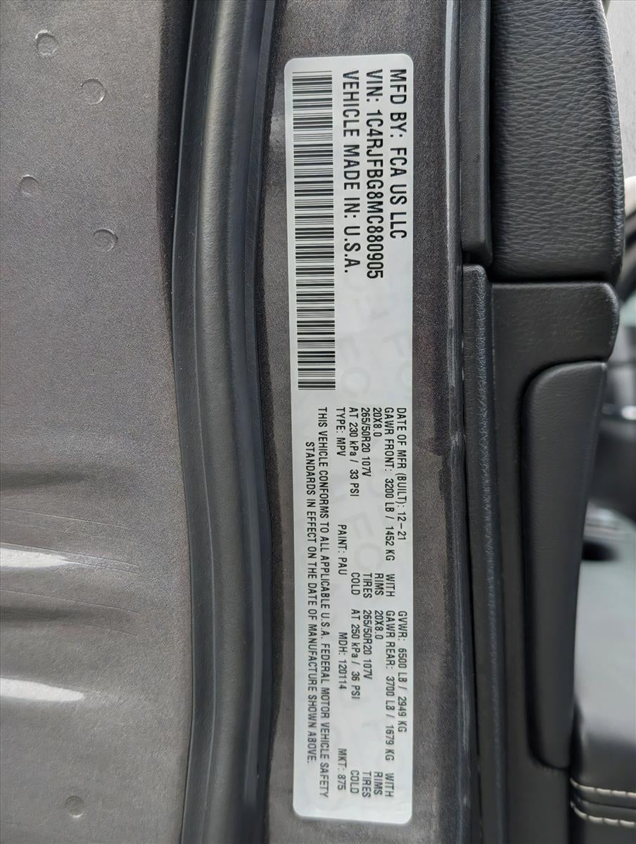 2021 Jeep Grand Cherokee 80th Anniversary 4x4