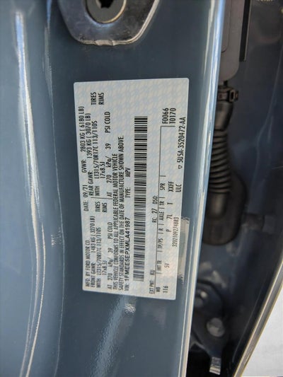 2021 Ford Bronco First Edition 4 Door Advanced 4x4