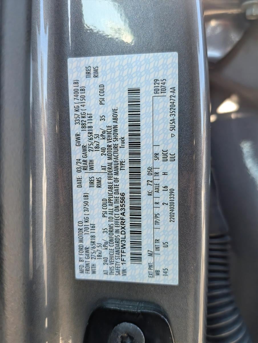 2024 Ford F-150 XLT 4WD SuperCrew 5.5' Box